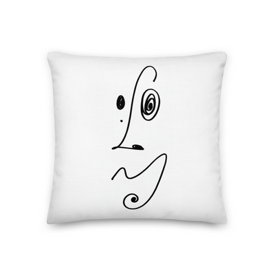 The "Manjig Face" Pillow